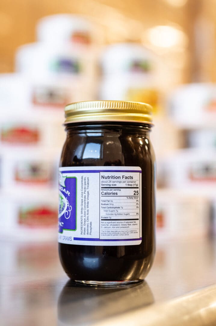 Reduced Sugar Grape Conserves