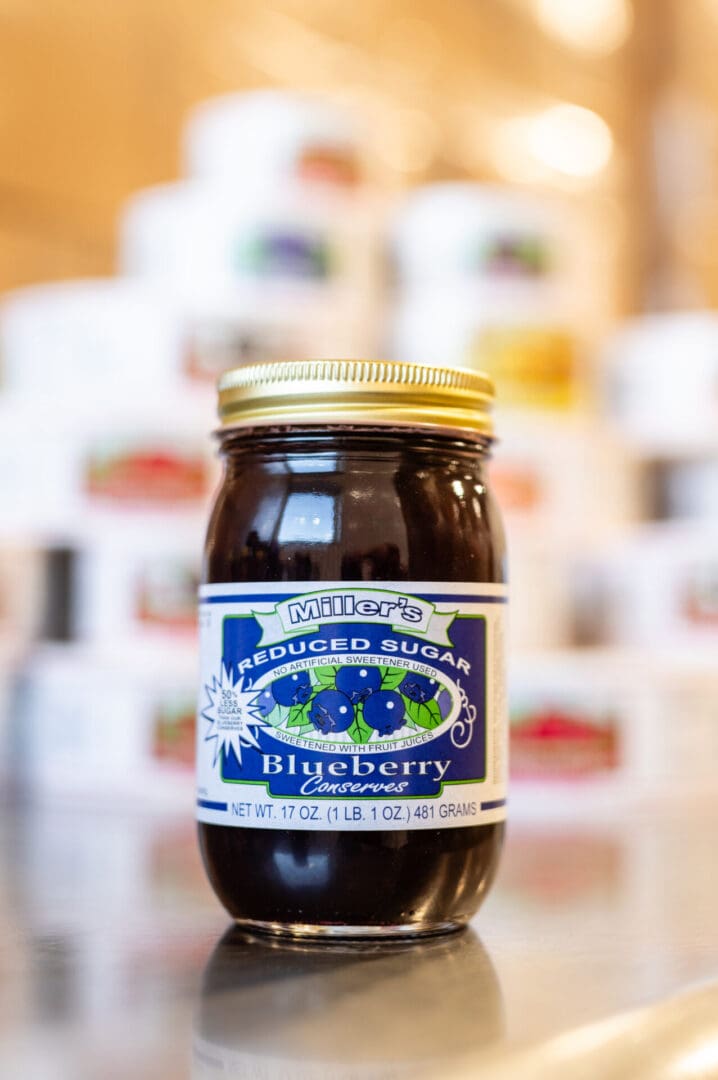 Reduced Sugar Blueberry Conserves