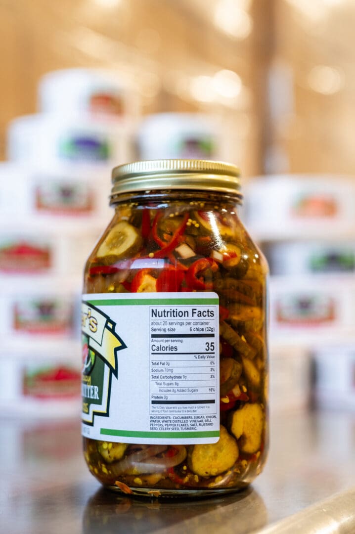 Sweet &Spicy Bread & Butter Pickle Chips