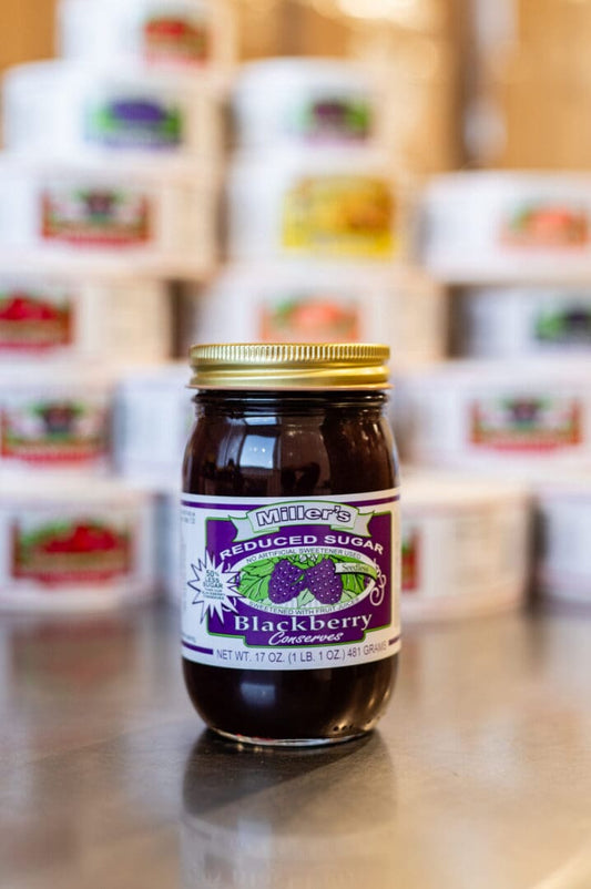 Reduced Sugar Blackberry Conserves