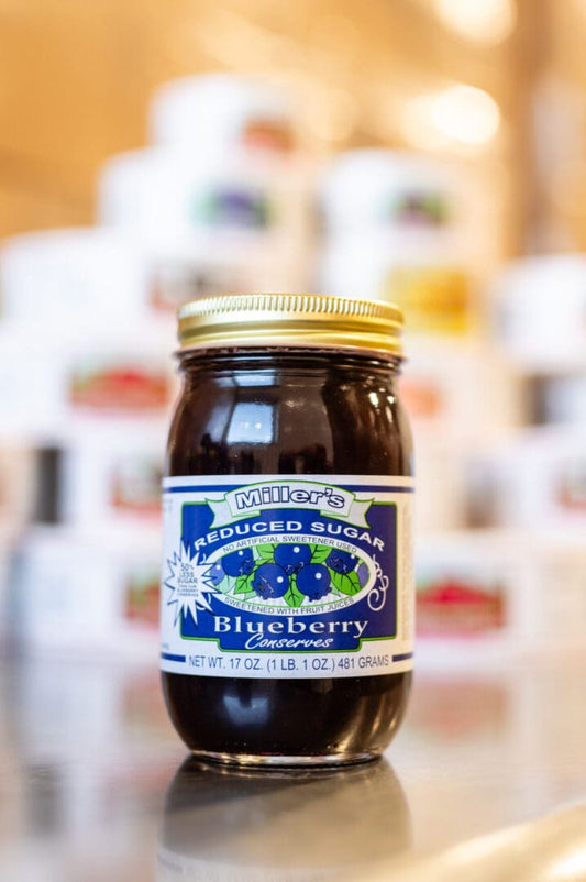 Reduced Sugar Blueberry Conserves