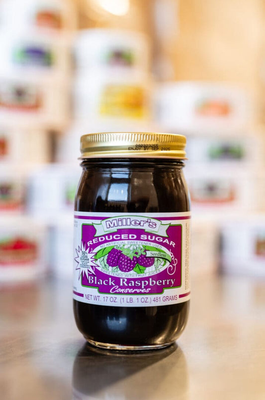 Reduced Sugar Black Raspberry Conserves
