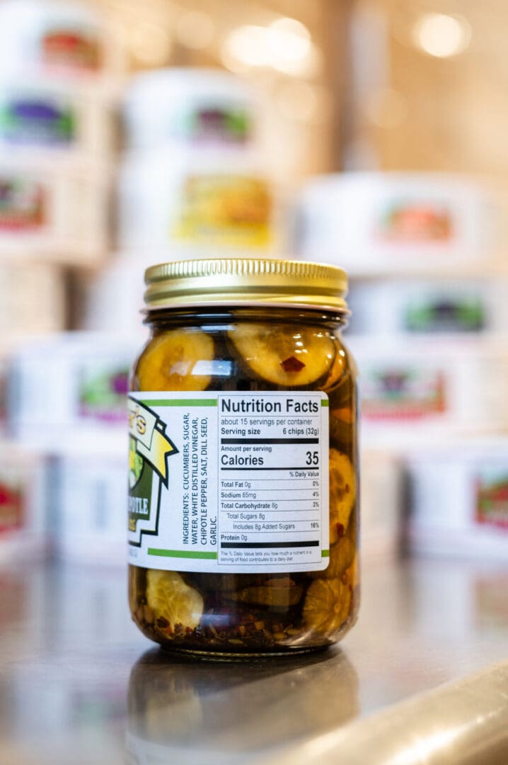 Sweet Chipotle Pickle Chips